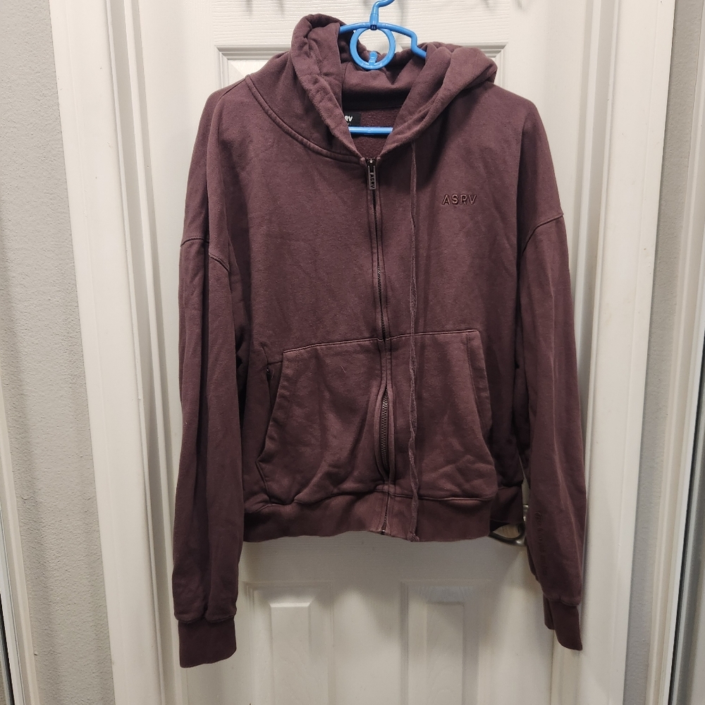 Asrv zip up hoodie size L